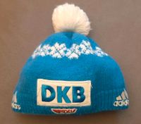 Dkb Winter mütze strick blau mit weißer bommel Rostock - Stadtmitte Vorschau
