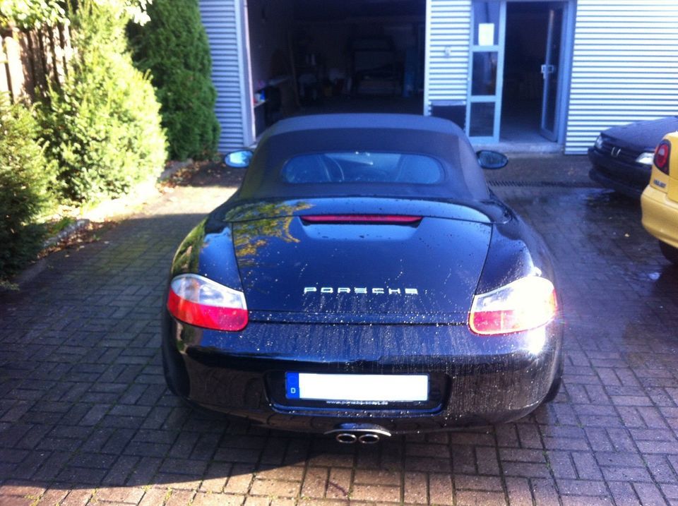 Porsche Boxster 986 Cabrio Verdeck PVC Glas Montage in Bensheim in Bensheim