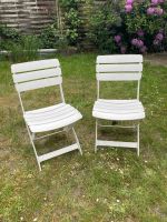 Zwei Gartenstühle, Weiß Kunststoff Niedersachsen - Neu Wulmstorf Vorschau