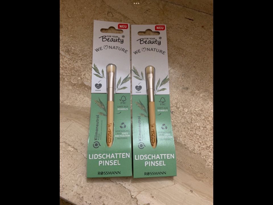 We love Nature Rossmann Lidschattenpinsel Pinsel 2x NEU in Bayern -  Lappersdorf | eBay Kleinanzeigen ist jetzt Kleinanzeigen