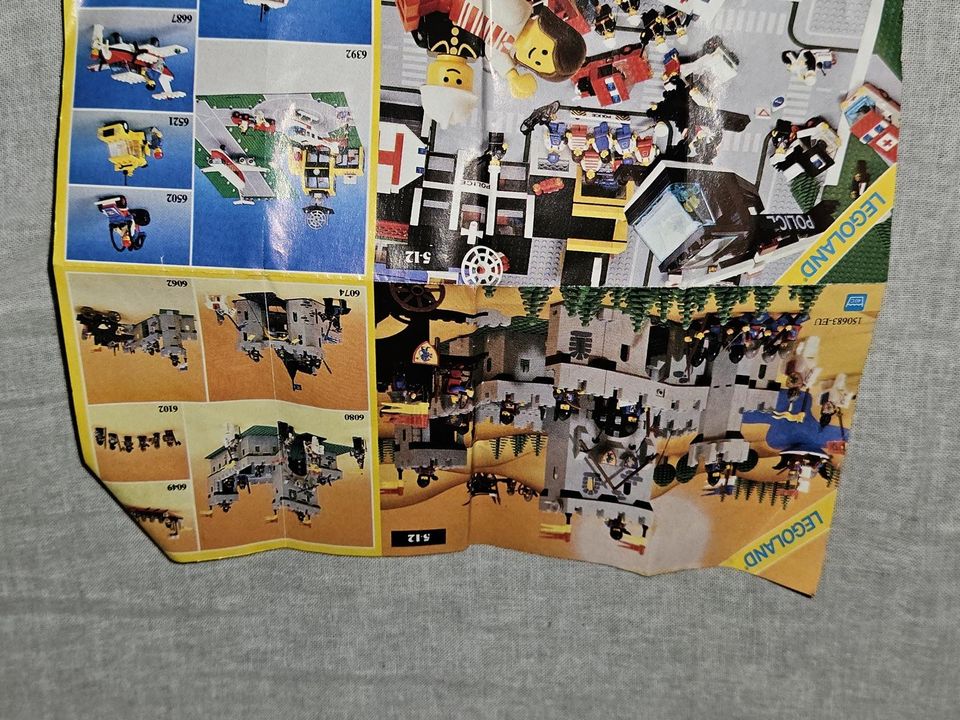 Lego Legoland 150683 Werbe Poster Flyer Beipackzettel 1983 Ritter in Bad Camberg