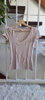 Beiges T-Shirt von H&M Gr. XS/34 Aachen - Aachen-Richterich Vorschau