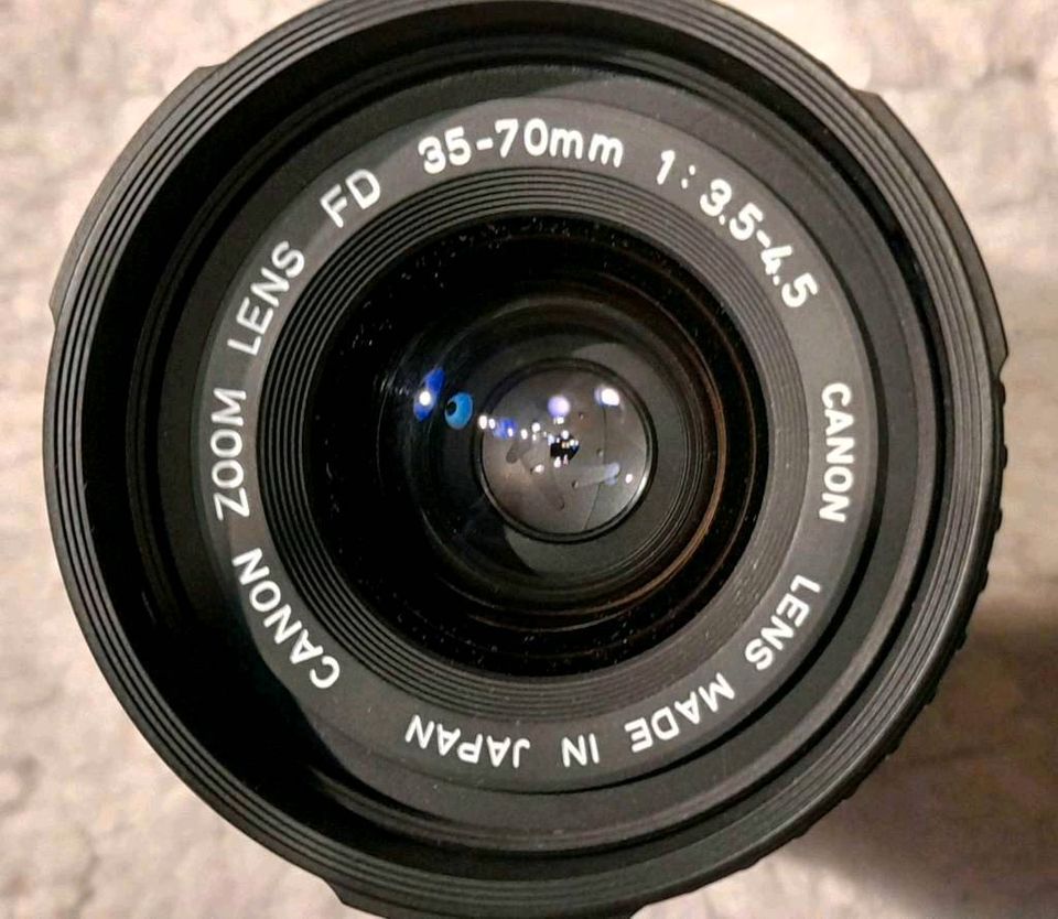 Canon Spiegelreflexkamera T70 incl. Zubehör in Kremmen