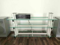 Hifi Regal Rack Glas Hifirack TV Sideboard Fernseher Lowboard Hannover - Mitte Vorschau