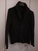 Cardigan Grau Mann Schurwolle Design Unisex Wolle Zara Jacke Chic Bayern - Gilching Vorschau