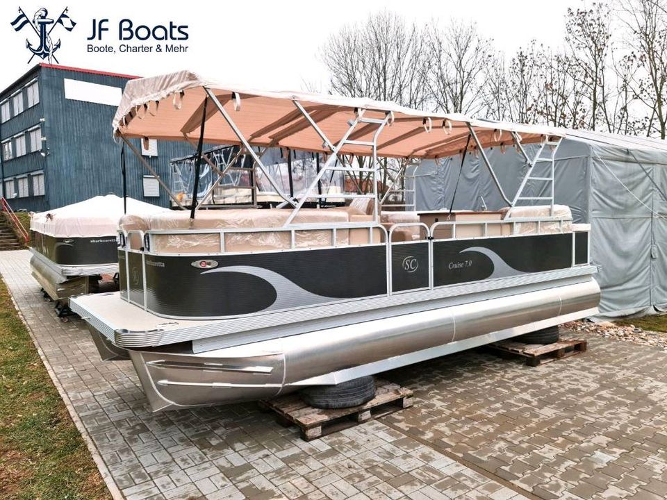 MAI SPECIAL Pontonboot  Partyboot Motorboot Fundeckboot CE! TOP! #38 in Hartha