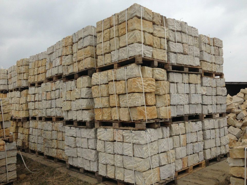 AKTION € 6,66 ♥Mauersteine 10x20x40 behauen-Sandstein-Natursteine in Coburg