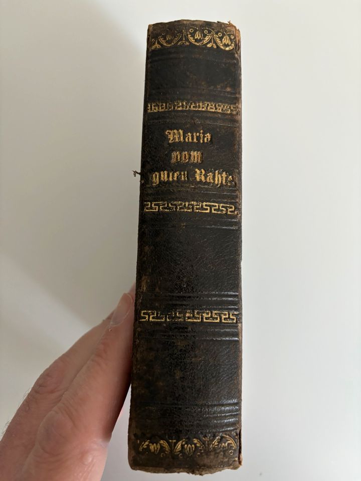 Historische Bibel Maria vom guten Rathe (Rat) Gebetbuch 1877 in Sprockhövel