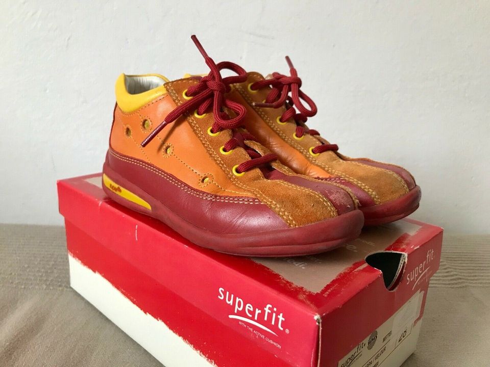 Superfit Halbschuhe Schnürschuhe Leder Gr. 28 in Weiden (Oberpfalz)