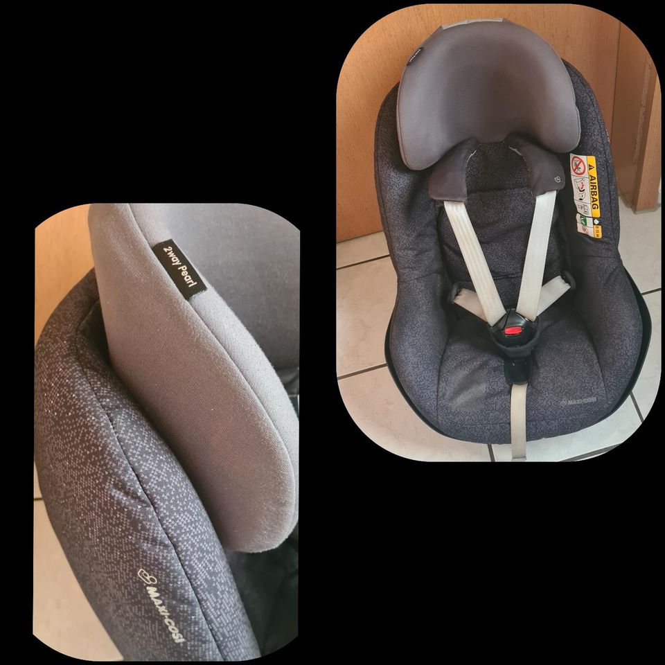 Maxi Cosi 2 Way Fix inkl. 2 Way Pearl Autositz in Rheinau