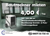 Bautrockner mieten (BAUENTFEUCHTER * PUTZ TROCKNEN * WASSERSCHAD) Bayern - Ebersberg Vorschau