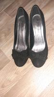 Schwarze High Heels mit Schleife Bayern - Peiting Vorschau