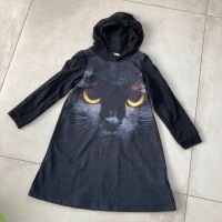 H&M Kleid Kapuzenkleid schwarz Katze Gr. 116/122 Nordwestmecklenburg - Landkreis - Lützow Vorschau