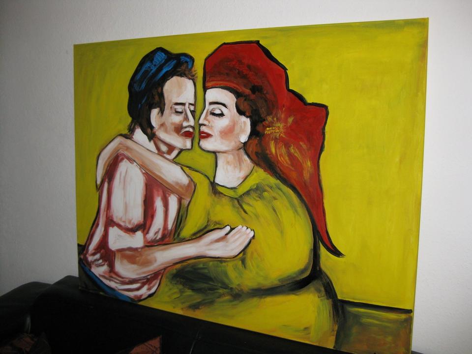 Bild 2012/19, Acryl auf Leinwand und Keilrahmen 120 x 90cm in Berlin