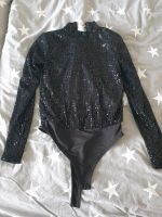 Amisu New Yorker Pailletten Body schwarz Glitzer Gr. XS Niedersachsen - Meine Vorschau