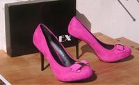 Neu u. ungetragen - schicke High Heel Pumps/ fuchsia, v. JUMEX Niedersachsen - Zeven Vorschau