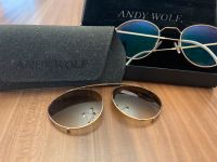 Andy Wolf Brille gold mit Sonnenklipp Saarland - Merzig Vorschau