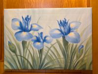 Großes Bild, 100 x 70, blaue Lilien Nordrhein-Westfalen - Blomberg Vorschau