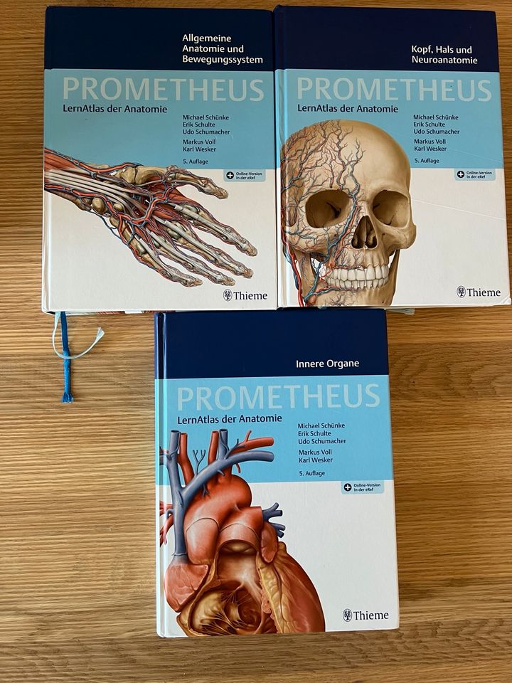 Prometheus LernAtlas der Anatomie 5. Auflage mit 4 Lernpostern in Nußloch