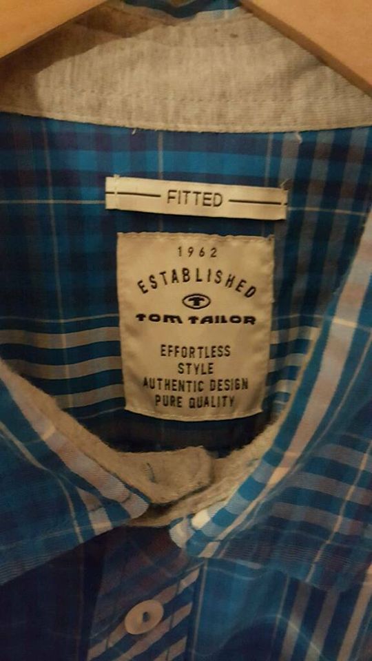 Kurzarm-Hemd TOM TAILOR in Größe XL in Borgholzhausen