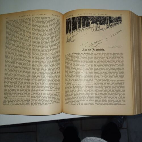 Deutsche Jägerzeitung Band 84 1924/25 in Rheinberg