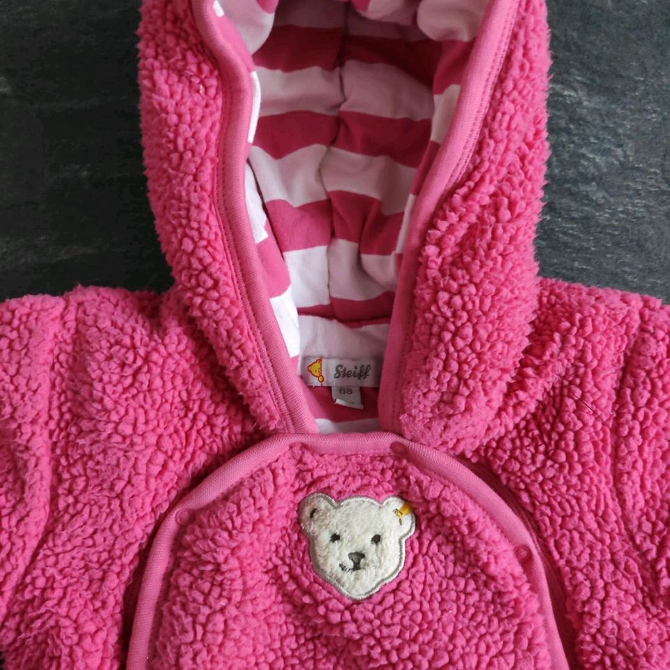 STEIFF OVERALL*Wagenanzug*PLÜSCH*Größe 68*Pink*Winter*TOP* in Dortmund