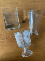 Vase Glas 3 er Set Glasvasen Blumenvasen Glas Hessen - Fulda Vorschau