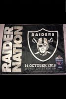 Oakland Raiders Fan-Flagge NFL Original WEMBLEY 14.10.2018 *NEU* Bayern - Donauwörth Vorschau