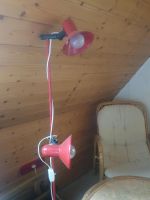 Lampe/ Leuchte (Stehlampe), Rot, 80er Jahre Nordrhein-Westfalen - Enger Vorschau