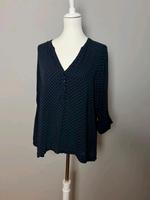 S. Oliver Langarm Bluse Gr. 42 blau mit Punkten Brandenburg - Dallgow Vorschau
