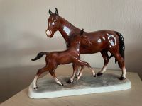 Hertwig Katzhütte Stute mit Fohlen / Statue 1950er / selten Dortmund - Mengede Vorschau