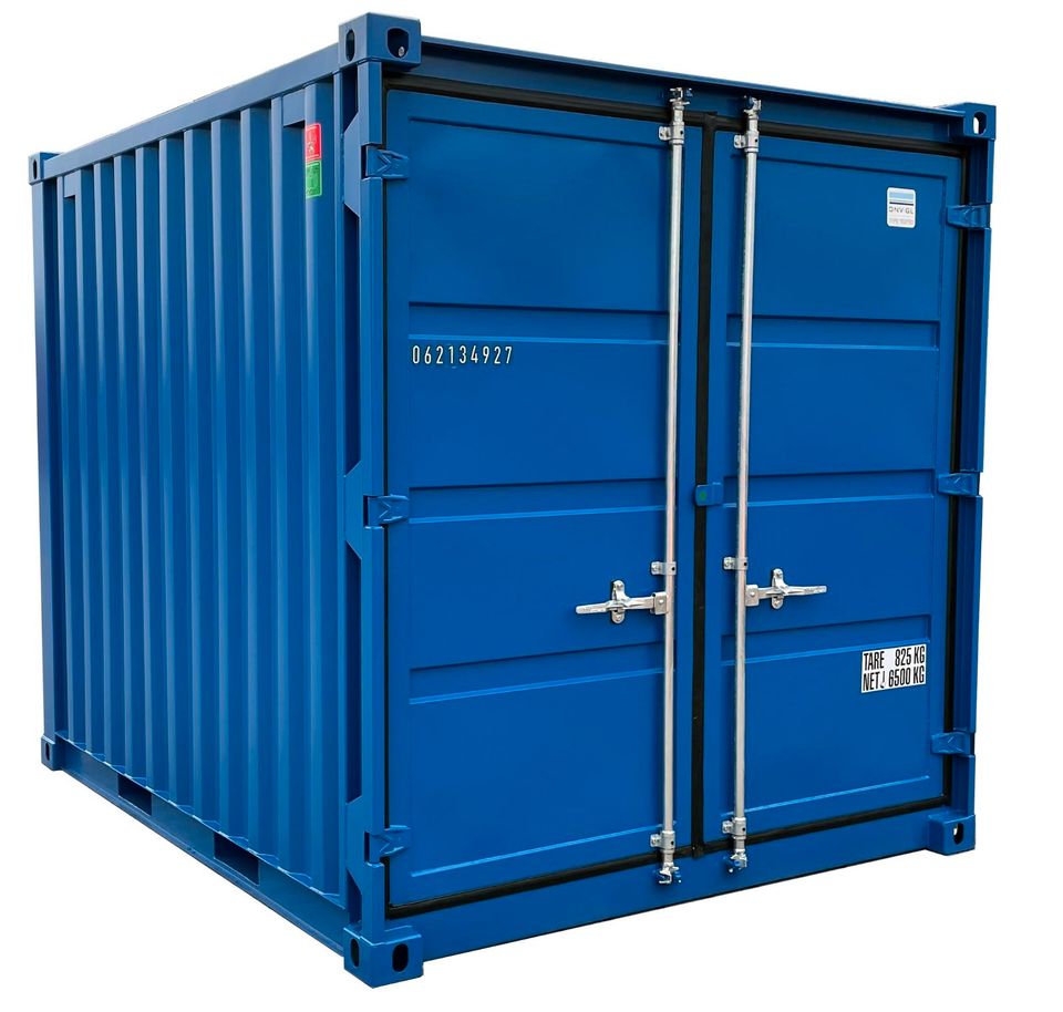 10 Fuß Lagercontainer Enzianblau - Geschl. Stahlcontainer in Harpstedt