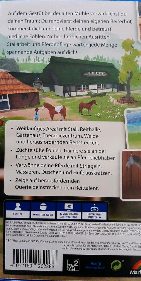 PS 4 Soiel Mein Gestüt in Schrecksbach