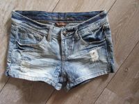 HOT PANTS kurze Jeans Ripped Sublevel Gr. S M 36 38 W 26 Baumwoll Sachsen-Anhalt - Tanne Vorschau