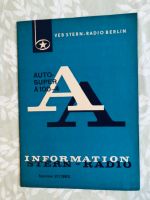 Rundfunk – Information 1963-27 Autoradio A100-4 Sachsen-Anhalt - Magdeburg Vorschau