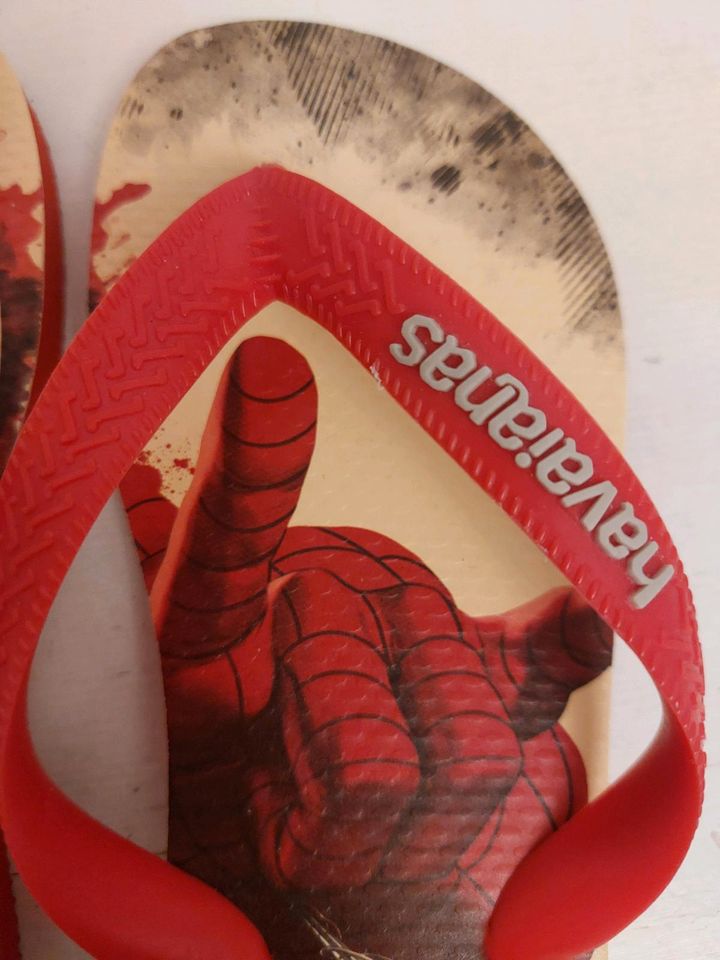 Havaianas Spiderman  Rot  Größe EUR 33 - 34 in Germering