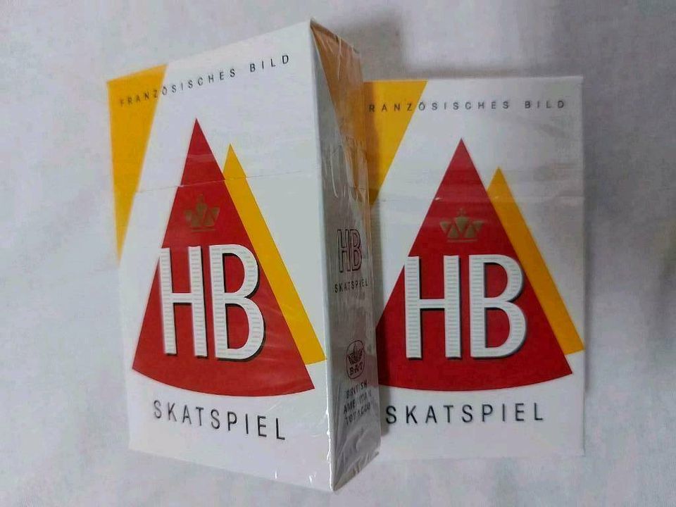 HB Skatspiel, in "Zigarettenschachtel" frühe 90er Jahre in Rheda-Wiedenbrück