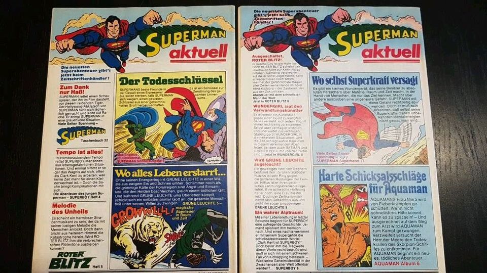 Superman Batman Comic Heft Nr. 9, 11, 16, 18 1981 EHAPA-VERLAG in Mendig