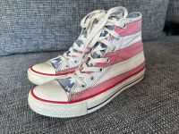 Converse Chucks All Star Hi Größe 36,5 Gestreift mit Sternen Nordrhein-Westfalen - Erkrath Vorschau