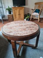 Holztisch mit Marmorplatte aus den 30er Jahren Nordrhein-Westfalen - Paderborn Vorschau