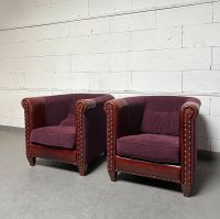 1/2 Clubsessel Armlehnensessel Art Deco Vintage Chesterfield Nordrhein-Westfalen - Mönchengladbach Vorschau