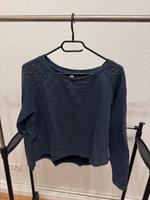 Wie neu Pullover blau grau mit Nieten Kreise und Sterne Neustadt - Gartenstadt Süd Vorschau