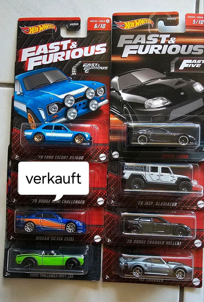 Hot Wheels Fast and Furious 7 Stk neu Topzustand in Viersen