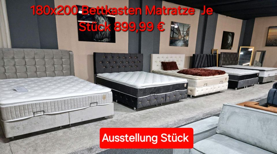 Boxspringbett  180x200 & 160×200 & 140x200  Direk erhältlich  Neu in Oberhausen