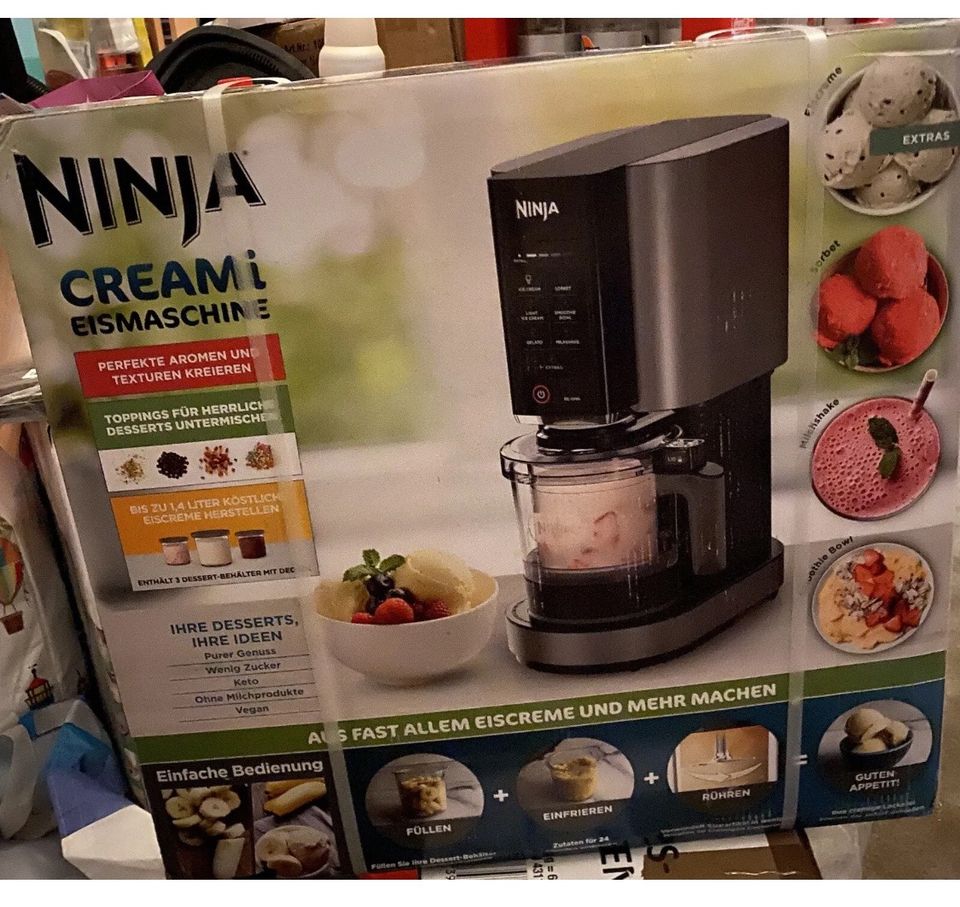 Ninja Creami NC300EU Eismaschine B-Ware Schwarz/Silber in Wiesbaden