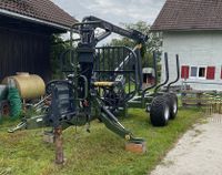 Farma T7 mit C5.1 Rückewagen / Forstanhänger Bayern - Weiler-Simmerberg Vorschau