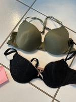 H&M Push Up BH Set 75 B Schwarz Khaki Berlin - Biesdorf Vorschau
