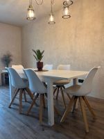 Esstisch Tisch weiß mit 6 Stühlen Rheinland-Pfalz - Langenlonsheim Vorschau