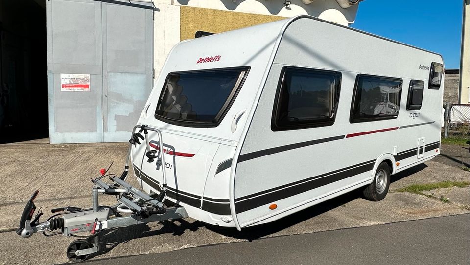 Zu vermieten, Dethleffs Wohnwagen mit 6 Betten Klimaanlage in Dresden