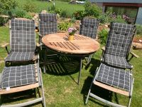 Gartenstühle mit Gartentisch Holz Bayern - Haßfurt Vorschau